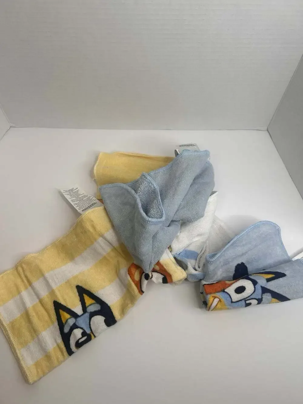 Bluey 5pk Kids Cotton Washcloths